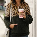 Chunky dametrøje med leopardprint 4