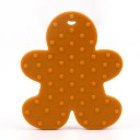 Chupeta de silicone em forma de bolacha de gengibre 3