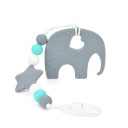Chupeta de silicone em forma de elefante J3531 5