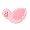 Chupeta de silicone em forma de flamingo 4