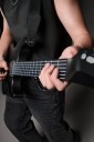 Chytrá Elektronická Kytara AeroBand se Sadou Mikrofonu 9 Tónů 25 Ladění 22 Pražců Silikonové Struny Bluetooth MIDI Baterie 13500 mAh 9