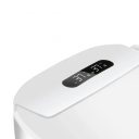 Chytré WC sedátko s dálkovým ovládáním, vyhřívané, bidetové se sušením teplým vzduchem, LCD displejem, velikost 510 mm, bílé, 220–230 V 3