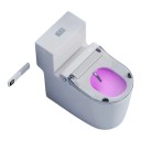Chytré záchodové prkénko s bidetem Vyhřívané a automatické Ovládání hlasem i aplikací 48,5 x 37 cm Tvar do U Infračervené světlo Pro WC 5