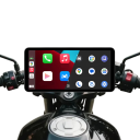 Chytrý displej pro motocykl 6 palců 16,4 x 8,1 cm CarPlay a Android Auto bezdrátově Vodotěsný IP67 WiFi Bluetooth 5.0 Černá Na motorku 2