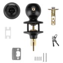 Chytrý dveřní zámek s otiskem prstu Bluetooth USB-C Tuya aplikace elektronická klika s mechanickým klíčem pro domácnost 3