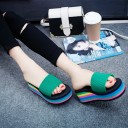 Ciabatte da donna colorate con piattaforma 5