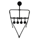 Cible de tir pour enfants 5 pièces 20 x 23 x 31 cm Socle d'entraînement auto-réglable en plastique avec plaques mobiles 4