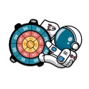 Cible en velcro espace 5