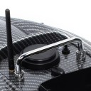 Čierna RC zavážacia loďka na návnady 54 x 27 x 21 cm GPS riadenie Dosah 500 m LED nočné svetlá Kapacita 1,5 kg 5