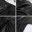 Čierne šaty z umelej kože 6