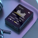 Čierny digitálny prehrávač MP3 MP4 s Bluetooth, 1,77" displejom, nahrávaním a microSD do 128 GB 4