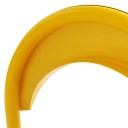 Cierre de estacionamiento con control remoto plegable 180° 45 x 40 cm acero laminado en frío amarillo para garaje y estacionamiento exterior 8