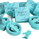 Ciglia magnetiche 3D artificiali 5–11 mm Aspetto naturale Impermeabili Riutilizzabili Ciglia con pinzetta magnetica per un'applicazione facile 4