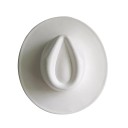 Cilindro de terciopelo 55–58 cm Con ala ancha de 9,5 cm Sombrero elegante de poliéster y algodón Cilindro retro estiloso sombrero de disfraz 2