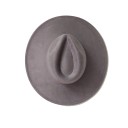 Cilindro de terciopelo 55–58 cm Con ala ancha de 9,5 cm Sombrero elegante de poliéster y algodón Cilindro retro estiloso sombrero 16