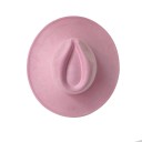 Cilindro de terciopelo 55–58 cm Con ala ancha de 9,5 cm Sombrero elegante de poliéster y algodón Cilindro retro estiloso sombrero 13