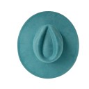 Cilindro de terciopelo 55–58 cm Con ala ancha de 9,5 cm Sombrero elegante de poliéster y algodón Cilindro retro estiloso sombrero 17