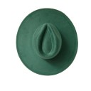 Cilindro de terciopelo 55–58 cm Con ala ancha de 9,5 cm Sombrero elegante de poliéster y algodón Cilindro retro estiloso sombrero 19