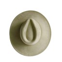 Cilindro de terciopelo 55–58 cm Con ala ancha de 9,5 cm Sombrero retro elegante de poliéster y algodón Disfraz de cilindro de gala 11