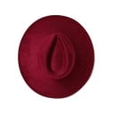 Cilindru din piele întoarsă 55–58 cm Margine lată 9,5 cm Pălărie elegantă din poliester și bumbac Cilindru retro stilat 8