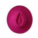 Cilindru din piele întoarsă 55–58 cm Margine lată 9,5 cm Pălărie elegantă din poliester și bumbac Cilindru retro stilat 12