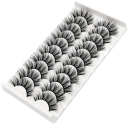 Cílios de vison sintético 10 pares 3D 30
