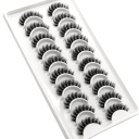 Cílios de vison sintético 10 pares 3D 32