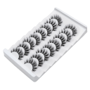 Cils artificiels autocollants 8 paires 13