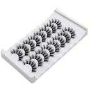 Cils artificiels autocollants 8 paires 18