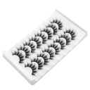 Cils artificiels autocollants 8 paires 20