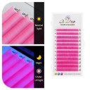 Cils artificiels colorés UV lumineux D courbure 8–14 mm épaisseur 0,07 mm Cils individuels néon à coller pour extensions volumineuses 3
