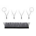 Cils en bouquet artificiels C 0,07 mm 3