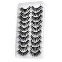 Cils en vison artificiel 10 paires 3D 28