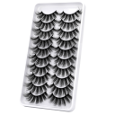 Cils en vison artificiel 10 paires 3D 40