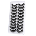 Cils en vison artificiel 10 paires 3D 11