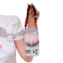 Cinghia corta per telefono cellulare da polso Corda sospesa per cellulare Portachiavi Catenella di sicurezza contro la perdita del telefono 3