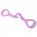 Cinghia di resistenza colorata per braccia, schiena e spalle - Strumento elastico per yoga, pilates, riabilitazione e allenamento domestico 8