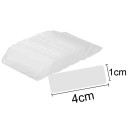 Cinta adhesiva de doble cara extra fuerte 60 unidades 1x4 cm Cinta de montaje impermeable para paredes, madera, azulejos, plástico, acrílico 7