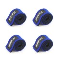 Cinta de aperto com velcro para varas 4 pcs Cintas rígidas para fixação de varas de pesca Correias ajustáveis para segurar varas Cintas de proteção para transporte e armazenamento 3