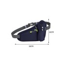 Cinta de correr deportiva con portabotellas y elementos reflectantes para correr, montar en bicicleta, hacer senderismo y actividades al aire libre sin necesidad de sujetarse. 2