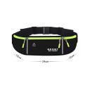 Cinta de corrida desportiva à prova de água com bolsa para telemóvel e pequenos objetos para corrida, ciclismo, fitness, jogging, prático e leve 2