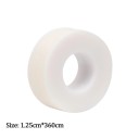 Cinta de gel de silicona no tejida para debajo de los ojos 3,6 m ancho 1,25 cm Almohadilla protectora transpirable para pestañas Piel 7
