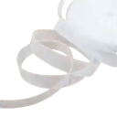 Cinta decorativa blanca transparente 20 mm 46 m Cinta de raso fina Cinta decorativa elegante Creación creativa Envoltura de regalos Decoración 1