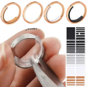 Cinta para reducir anillos autoadhesiva ajuste de tamaño transparente y variantes de color solución discreta para anillos sueltos 9