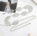 Cinto de corrente feminino com folhas 4