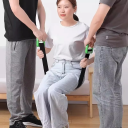 Cinto de levantamento multifuncional para transporte de cargas pesadas Cinto ajustável com pegas para fácil manuseamento de móveis e grandes objetos 2