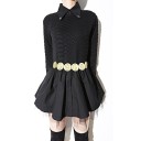 Cinto dourado feminino L244 1