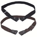 Cinto elástico feminino sem fivela 55–110 x 3,5 cm Cinto elástico ajustável para jeans Calças Saias Cinto confortável para usar por baixo 1