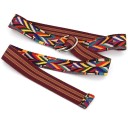 Cinto feminino com padrão colorido C1031 2
