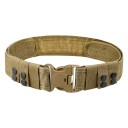 Cinto táctico masculino em nylon 130 x 5,5 cm Cinto militar largo para atividades ao ar livre e desporto Correia ajustável resistente com alta 4